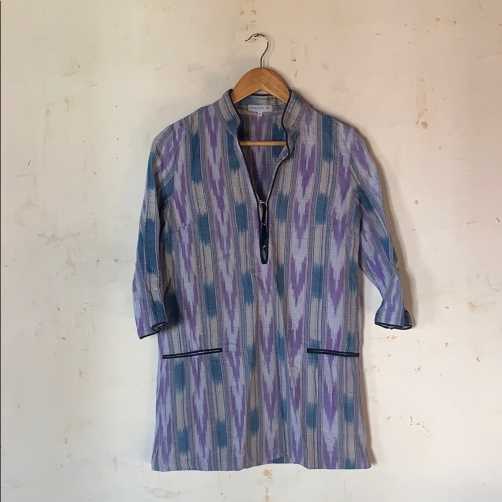 Emerson Fry Heather Ikat Tunic XS